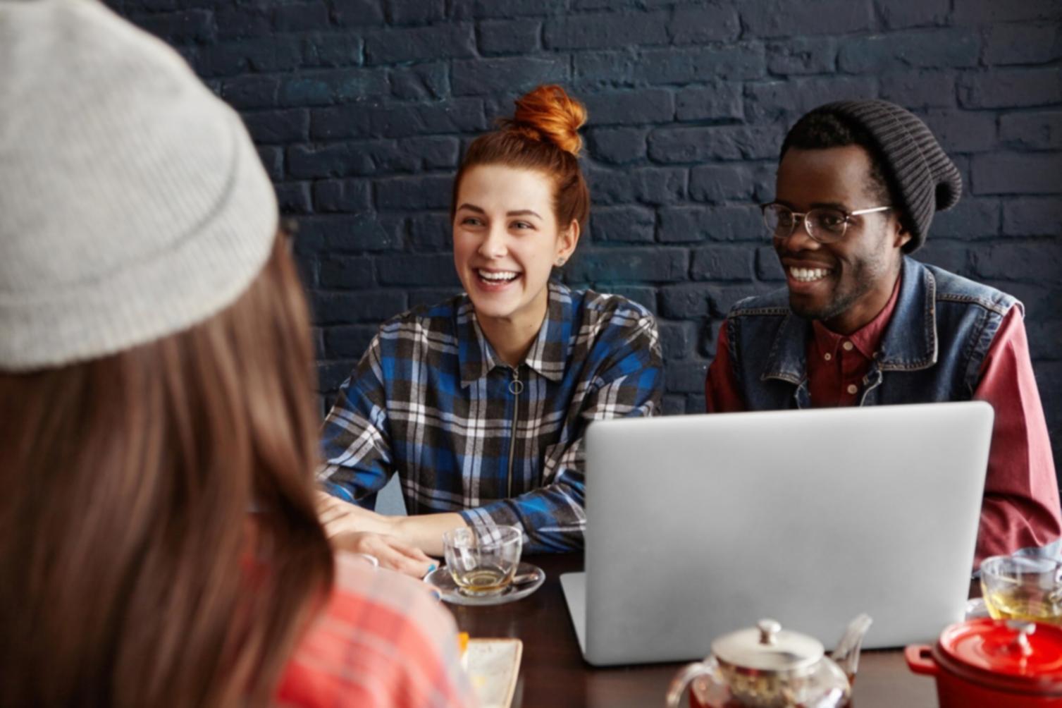 Team collaboration session discussing startup financial strategies